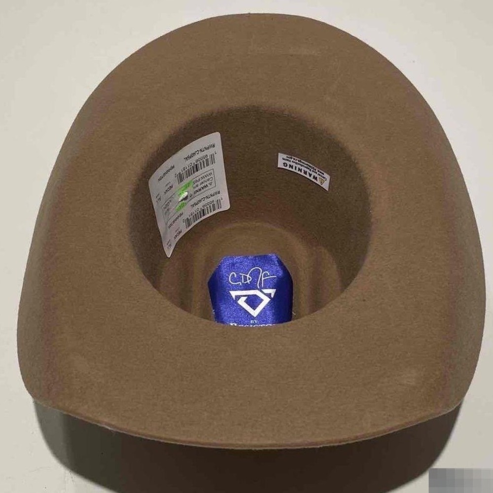 Resistol Pennington Pecan Brown Felt Cowboy Hat Cody Johnson RWPN TN-CJ40P5AL - Picture 5 of 7